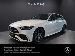 Unilack polarweiß Gebraucht 2023 Mercedes C200 AMG Kombi | 39.760 € (Etwas zu teuer)