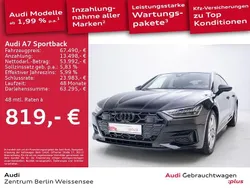 Mythosschwarz metallic Gebraucht 2024 Audi A7 Sportback Ambiente Kleinwagen | 67.490 € (Fairer Preis)