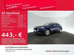 Navarrablau metallic Gebraucht 2022 Audi Q3 Sportback Sport SUV | 30.385 € (Fairer Preis)