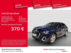 Blau Gebraucht 2024 Audi Q3 Sportback S-Line SUV | 44.440 € (Teuer)