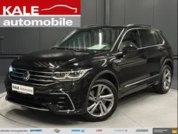 Schwarz metallic (deep black perleffekt) Gebraucht 2021 VW Tiguan R-line SUV | 36.970 € (Fairer Preis)