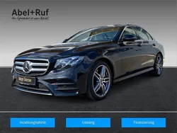 Lack obsidianschwarz (metallic) Gebraucht 2018 Mercedes E450 AMG Limousine | 38.579 € (Etwas zu teuer)