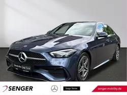 Blau Gebraucht 2024 Mercedes C220 AMG Limousine | 43.450 € (Fairer Preis)