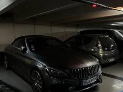 Grau Gebraucht 2018 Mercedes C180 AMG line Cabrio | 26.900 € (Fairer Preis)