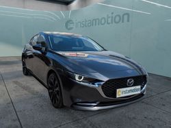 Grau Gebraucht 2023 Mazda 3 Exclusive-Line Limousine | 26.740 € (Etwas zu teuer)