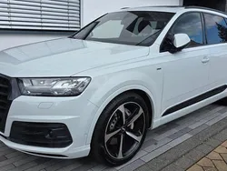 Weiß Gebraucht 2018 Audi Q7 S-Line SUV | 34.990 € (Etwas zu teuer)
