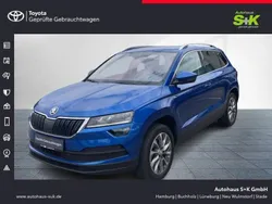 Blau Gebraucht 2021 Skoda Karoq Clever SUV | 23.880 € (Fairer Preis)