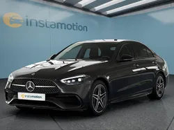 Grau Gebraucht 2024 Mercedes C300e Limousine | 45.549 € (Fairer Preis)