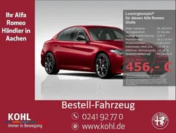 Rot Neu 2025 Alfa Romeo Giulia Veloce Limousine | 58.160 € (Fairer Preis)