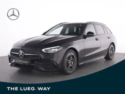 Schwarz metalliclack obsidians Gebraucht 2025 Mercedes C180 AMG Kombi | 44.885 € (Teuer)