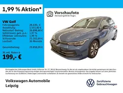 Blau Gebraucht 2025 VW Golf VIII Goal Limousine | 28.430 € (Guter Preis)