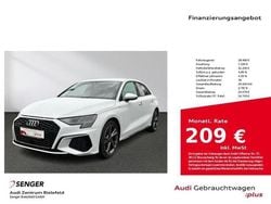 Gletscherweiß metallic Gebraucht 2023 Audi A3 S-Line Limousine | 28.480 € (Guter Preis)