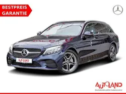 Blau Gebraucht 2018 Mercedes C200 AMG line Kombi | 24.490 € (Fairer Preis)
