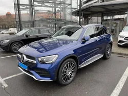 Blau Gebraucht 2021 Mercedes GLC300e AMG line SUV | 48.999 €