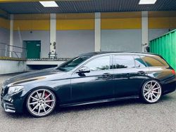 Schwarz Gebraucht 2017 Mercedes E220 AMG line Kombi | 34.999 € (Teuer)