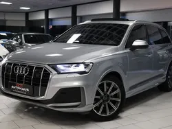 Silber Gebraucht 2021 Audi Q7 S-Line SUV | 46.000 € (Teuer)