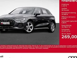 Grau Gebraucht 2024 Audi A3 Sportback S-Line Limousine | 35.949 € (Superpreis)