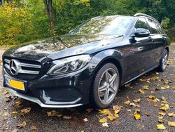 Schwarz Gebraucht 2016 Mercedes C250 AMG line Kombi | 17.100 € (Superpreis)