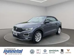 Rauchgrau metallic schwarz Gebraucht 2021 VW T-Roc Cabriolet R-line Cabrio | 24.980 € (Fairer Preis)