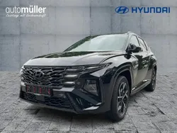 Schwarz abyss black / met Gebraucht 2024 Hyundai Tucson N Line SUV | 43.588 € (Fairer Preis)