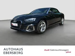 Mythosschwarz metallic Gebraucht 2021 Audi A5 Cabriolet S-Line Cabrio | 36.400 € (Superpreis)