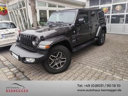 Grau (granite crystal perleffekt) Gebraucht 2021 Jeep Wrangler Unlimited Sahara SUV | 45.850 € (Superpreis)