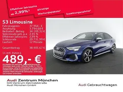 Navarrablau metallic Gebraucht 2022 Audi S3 Ambiente Limousine | 36.495 € (Fairer Preis)