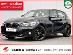 Midnight blue metallic Gebraucht 2017 BMW 118 M Sport Kleinwagen | 19.490 € (Fairer Preis)