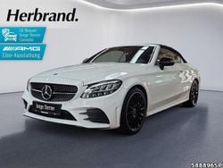 Unilack polarweiß Gebraucht 2021 Mercedes C180 AMG line Cabrio | 36.990 € (Fairer Preis)
