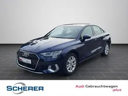 Navarrablau metallic (metallic) Gebraucht 2021 Audi A3 Advanced Plus Limousine | 21.990 € (Guter Preis)
