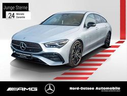 Metalliclack hightechsilber Gebraucht 2025 Mercedes CLA200 Shooting Brake AMG Kombi | 35.990 €