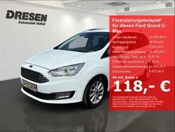 Weiss Gebraucht 2019 Ford Grand C-Max Titanium Van / Kleinbus | 13.950 € (Fairer Preis)