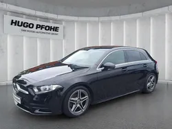 Schwarz Gebraucht 2020 Mercedes A180 AMG line Limousine | 21.950 € (Guter Preis)