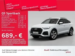 Gletscherweiß metallic Gebraucht 2024 Audi Q5 Sportback S-Line SUV | 53.312 € (Etwas zu teuer)