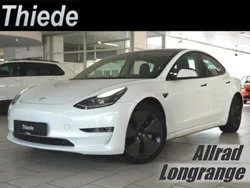 Pearl white multicoat Gebraucht 2022 Tesla Model 3 Long Range Limousine | 28.950 € (Guter Preis)