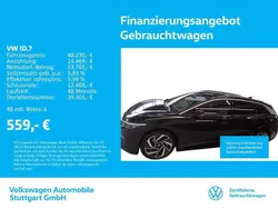 Grenadillschwarz metallic Gebraucht 2024 VW ID.7 Pro Limousine | 48.230 € (Fairer Preis)
