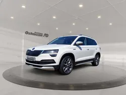 Candy weiss met. Gebraucht 2021 Skoda Karoq SUV | 26.990 € (Etwas zu teuer)
