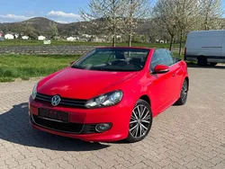 Rot Gebraucht 2016 VW Golf Cabriolet Allstar Cabrio | 11.490 € (Teuer)