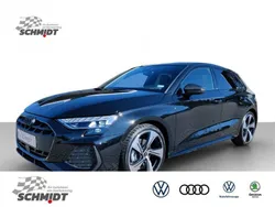 Mythosschwarz metallic Gebraucht 2024 Audi A3 Sportback S-Line Limousine | 42.790 € (Etwas zu teuer)