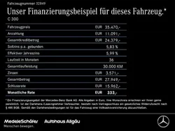 Lack selenitgrau (metallic) Gebraucht 2023 Mercedes C300e Avantgarde Kombi | 35.469 € (Fairer Preis)
