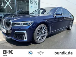 Blau Gebraucht 2021 BMW 745 Executive Limousine | 94.850 €