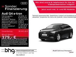 Schwarz Gebraucht 2022 Audi Q4 Sportback e-tron Advanced Plus SUV | 33.630 € (Fairer Preis)