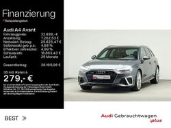 Daytonagrau perleffekt Gebraucht 2022 Audi A4 S-Line Kombi | 32.888 € (Etwas zu teuer)