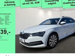 Moon weiss metallic Gebraucht 2022 Skoda Superb Ambition Kombi | 29.390 € (Fairer Preis)
