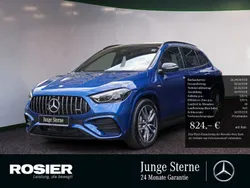 Blau / spektralblau Gebraucht 2024 Mercedes GLA35 AMG Premium Plus SUV | 54.290 € (Fairer Preis)