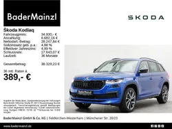 Blau Gebraucht 2022 Skoda Kodiaq SportLine SUV | 34.930 € (Fairer Preis)