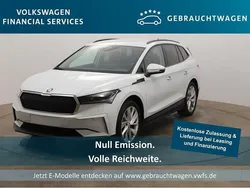 Weiss Gebraucht 2021 Skoda Enyaq iV SUV | 27.909 € (Fairer Preis)