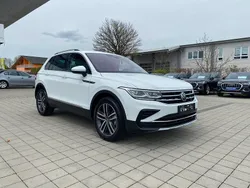 Pure white Gebraucht 2021 VW Tiguan Elegance+ SUV | 29.890 € (Fairer Preis)