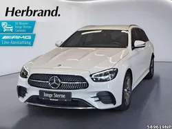 Polarweiss unilack Gebraucht 2022 Mercedes E300 AMG line Kombi | 36.480 € (Guter Preis)