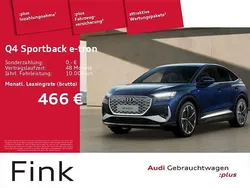 Blau Gebraucht 2025 Audi Q4 Sportback e-tron S-Line SUV | 54.950 €